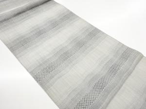 変わり横段模様織出し名古屋帯